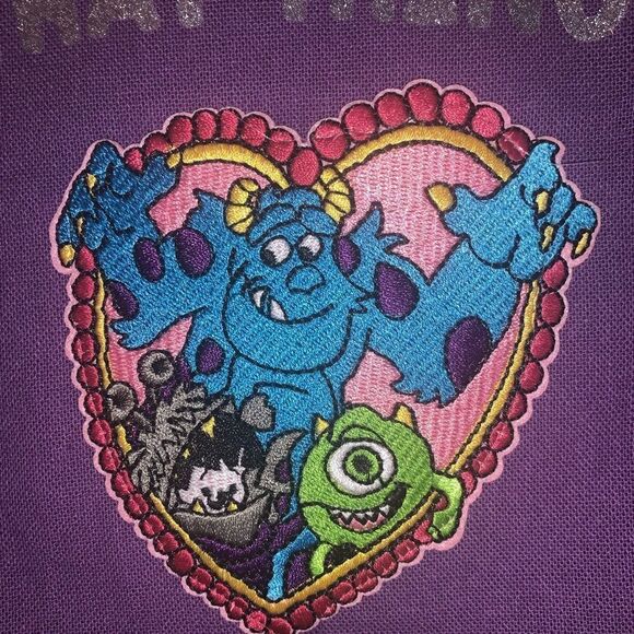 Monsters Inc embroidered tote - Picture 2 of 3